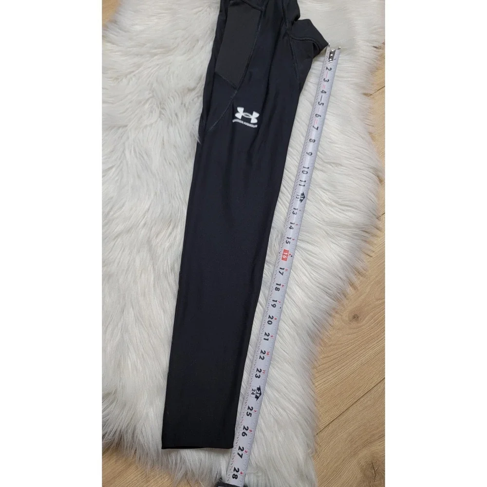 Under Armour Compression Athletic Leggings Men's Size Small Black 27